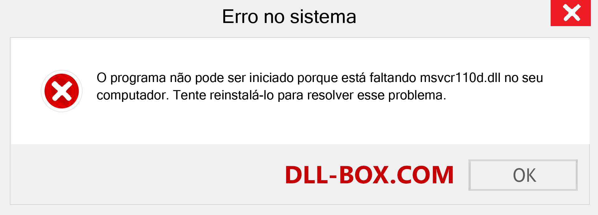 Arquivo msvcr110d.dll ausente ?. Download para Windows 7, 8, 10 - Correção de erro ausente msvcr110d dll no Windows, fotos, imagens